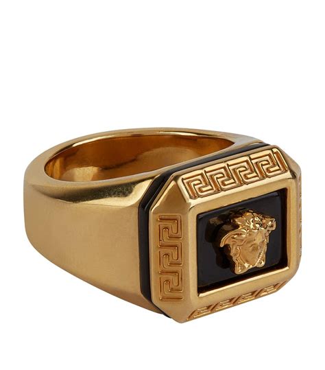 versace gold ring herren